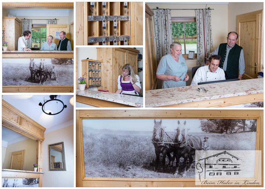 Beim Huber In Linden Hotel Linden  Bilik gambar